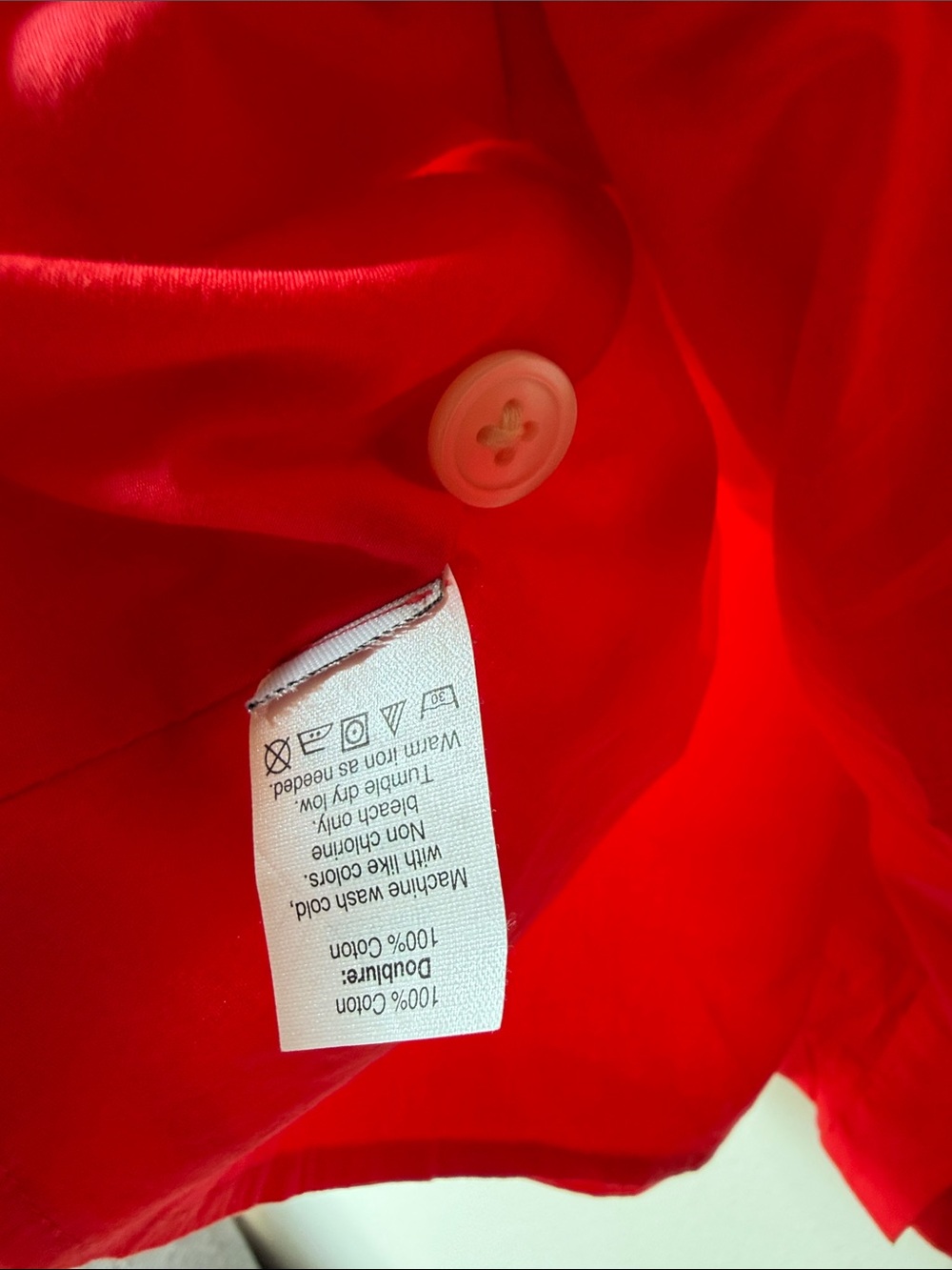 Madewell Red Button-Front Tiered Midi Skirt - Picture 8 of 8